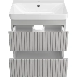 Подвесная тумба под раковину Brevita Victory 60 VIC-07060-0302Я серый